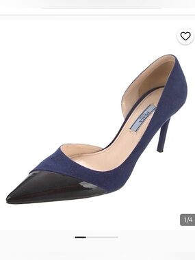 Prada Suede D'Orsay Pumps